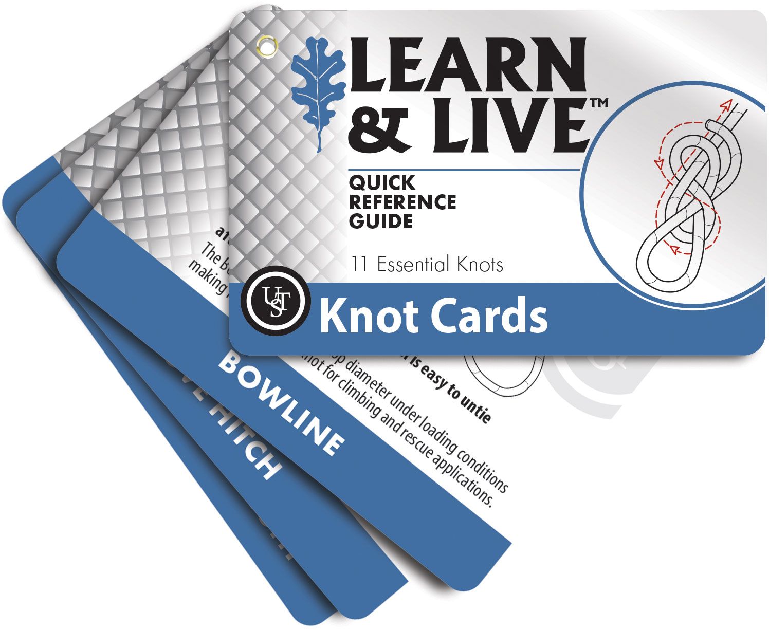 UST Learn & Live Educational Card Set Waterproof & Outdoor & Compact Design