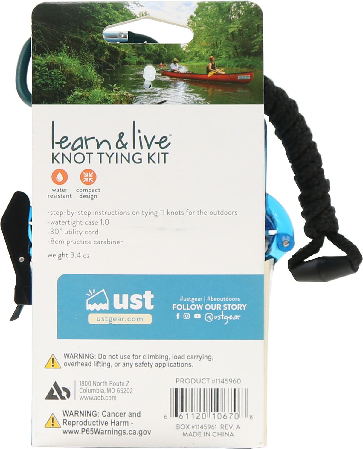 UST Ultimate Survival Learn & Live Knot Tying Kit - KnifeCenter - 1145960