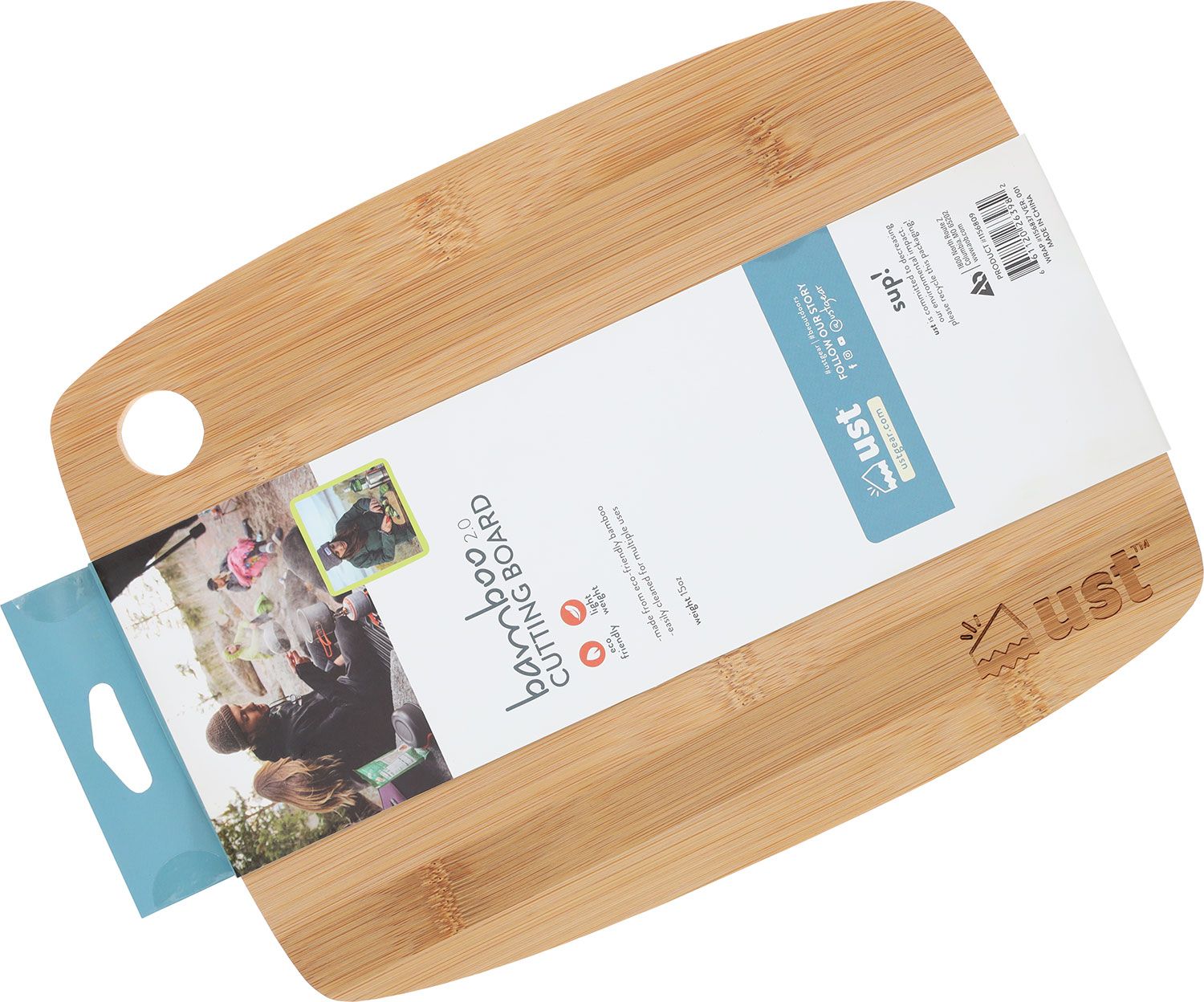 UST Bamboo Cutting Board with Eco-Friendly Construction, Moisture  Resistance and Space Saving Size for Camping, Hiking, Emergency and Outdoor  Survival