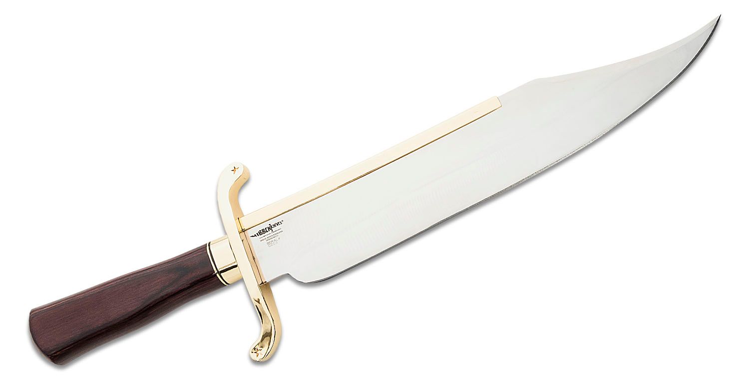 CN211396GN Fancy Bowie Knife Silver & Green