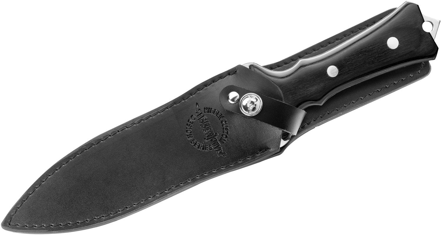 Pakkawood Boot Knife with Sheath