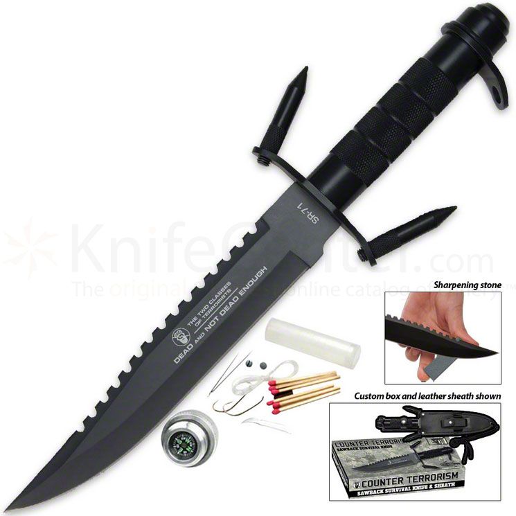 Buy Top s Survivor Sawback Bowie w Survival Kit