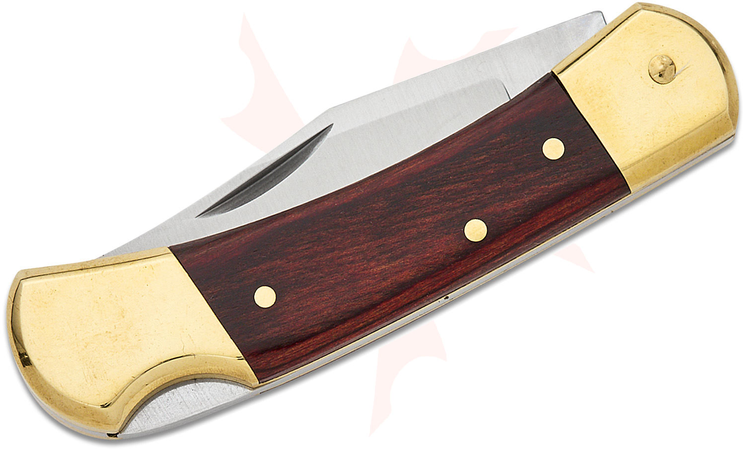 Utica Traditional Hunter Lockback Folding Knife 21/4" Blade, Hardwood Handles KnifeCenter