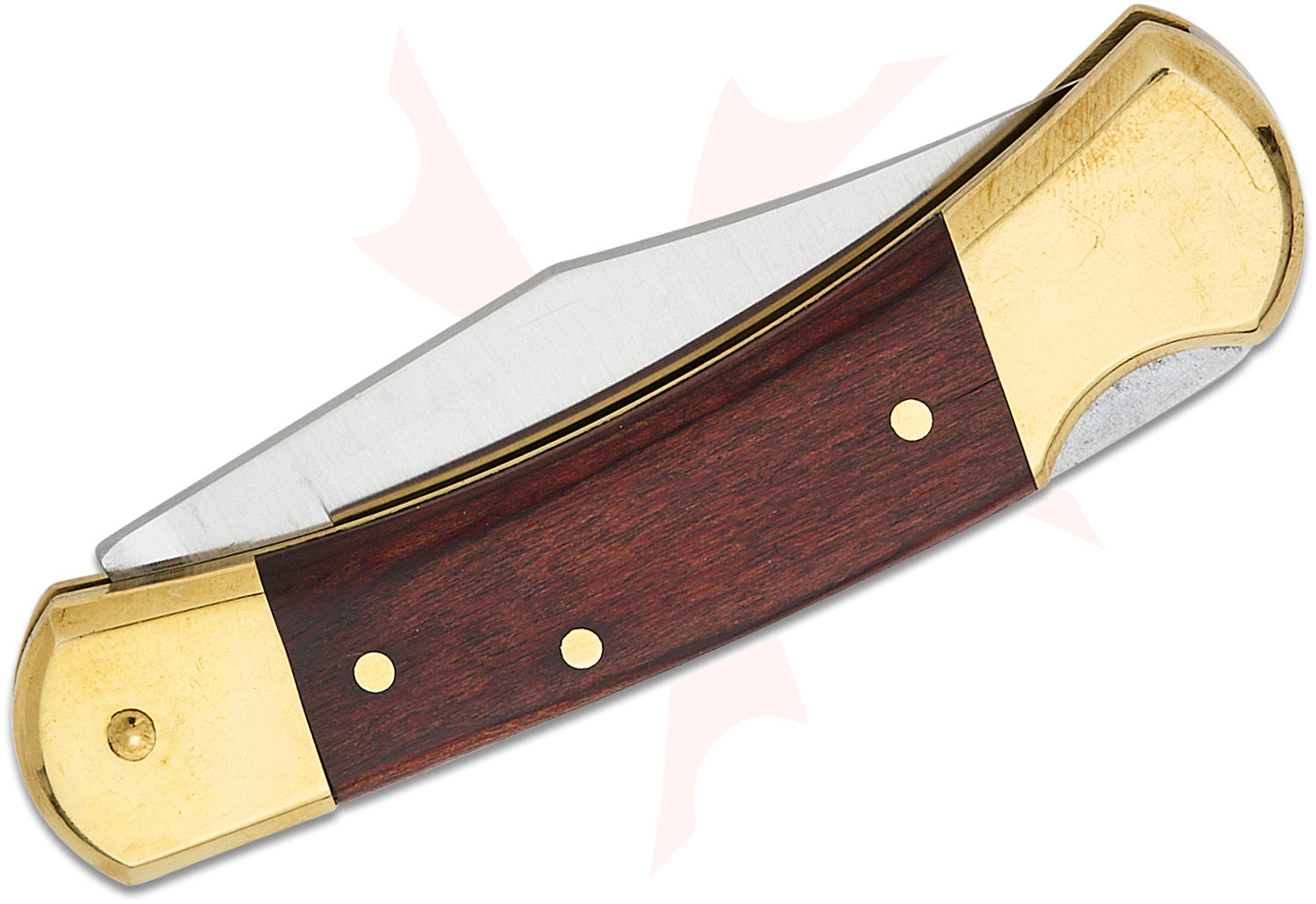 Utica Traditional Hunter Lockback Folding Knife 21/4" Blade, Hardwood Handles KnifeCenter