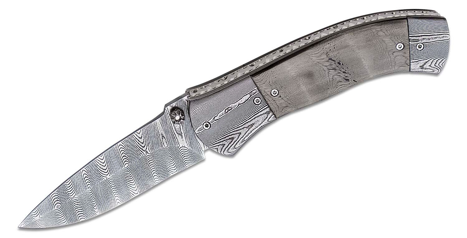 Damascus Dual Folding Knife