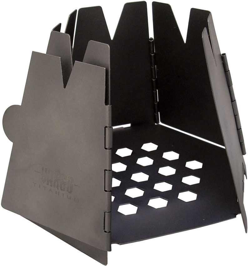 バーベキュー・調理用品 Vargo Titanium Hexagon Wood Stove T-415 Vargo Titanium Hexagon Wood Stove (T-415) - KnifeCenter