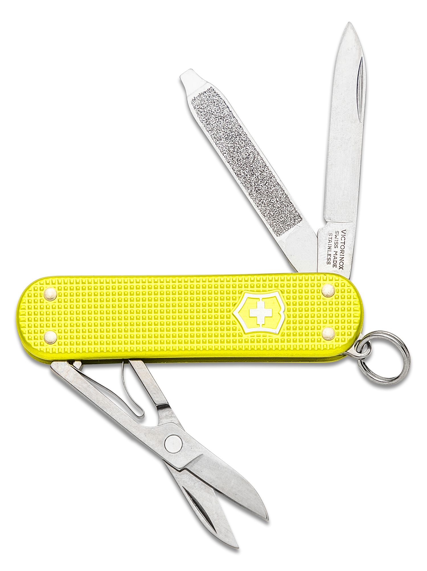 Victorinox Swiss Army 2023 Limited Edition Classic SD Alox Multi-Tool,  Electric Yellow, 2.3 Closed - KnifeCenter - 0.6221.L23