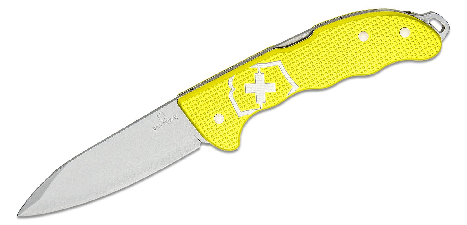 Victorinox Swiss Walnut Hunter Pro Lockblade Swiss Army Knife with Nylon  Pouch at Swiss Knife Shop