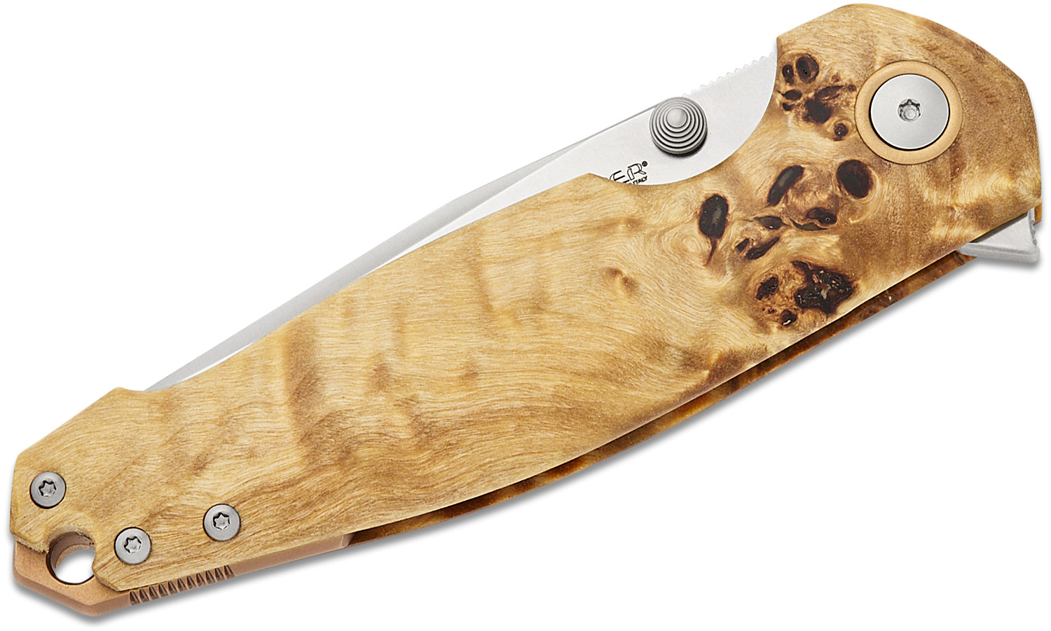 Viper Knives Vox Katla Flipper Knife 3.25" M390 Satin Tanto Blade