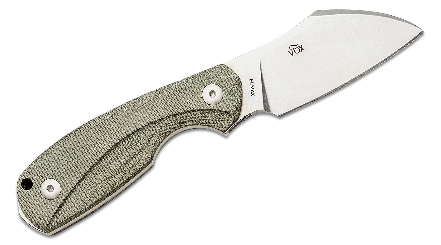 Viper Lille2 CG Fixed Blade Knife Green Micarta Canvas Handle