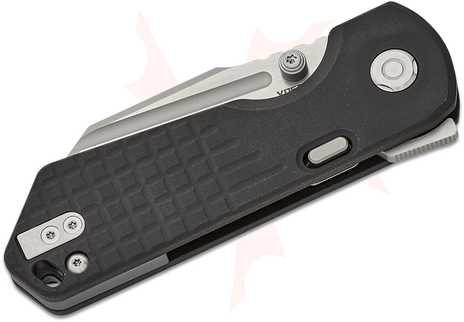 Vosteed Knives Hedgehog Top Liner Lock Flipper Knife 2.99" S35VN Two