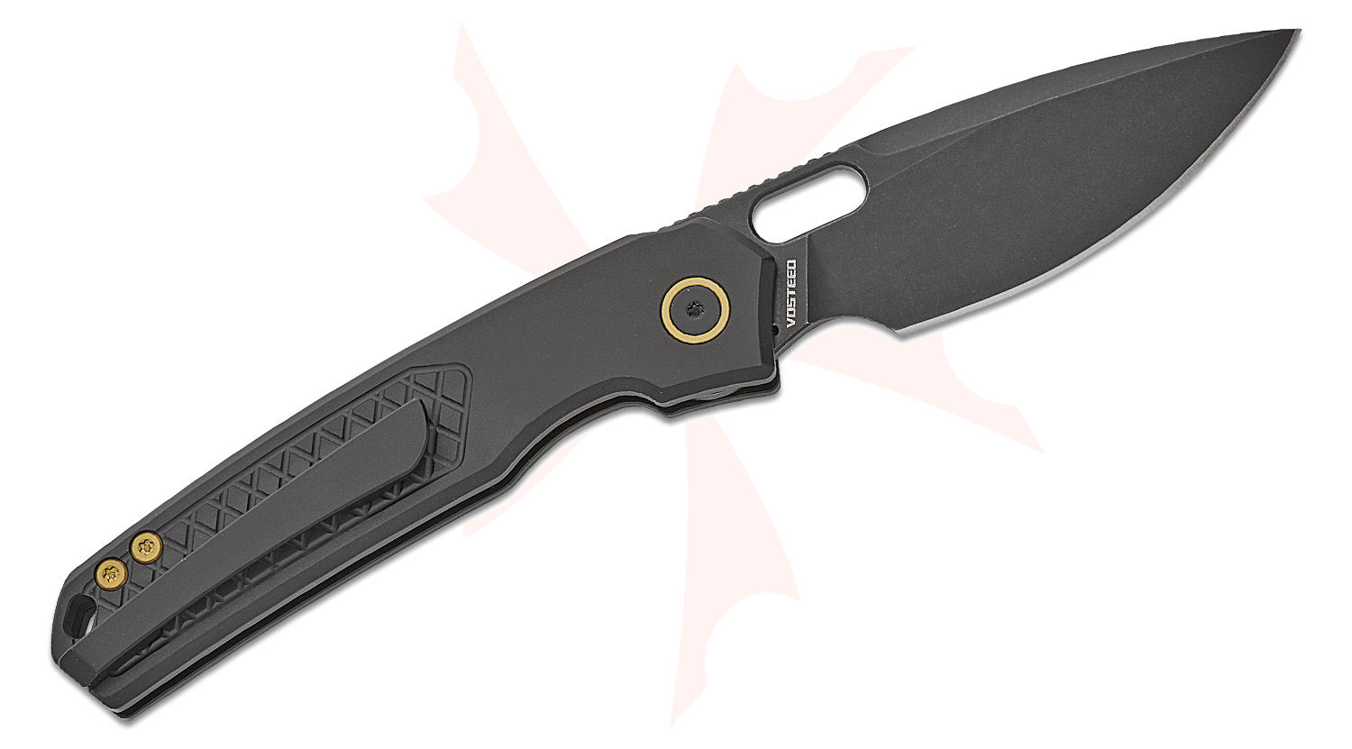 Vosteed Knives Geoff Blauvelt Psyop Top Liner Lock Front