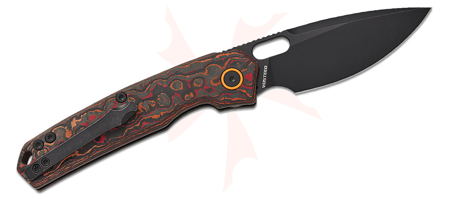 Vosteed Knives TuffKnives Psyop Top Liner Lock Front Flipper Knife