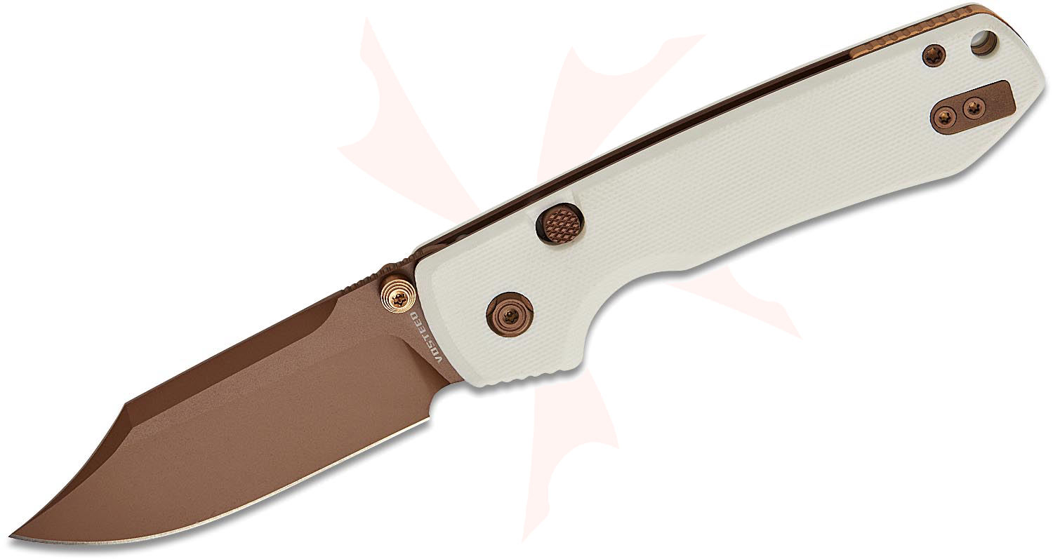 Vosteed Knives Raccoon Button Lock Folding Knife 3.25