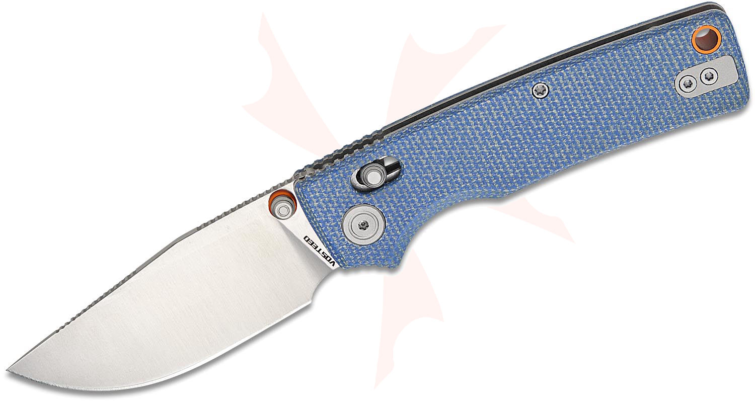 Vosteed Knives Yue Porcupine ModSwap Crossbar Lock Folding Knife