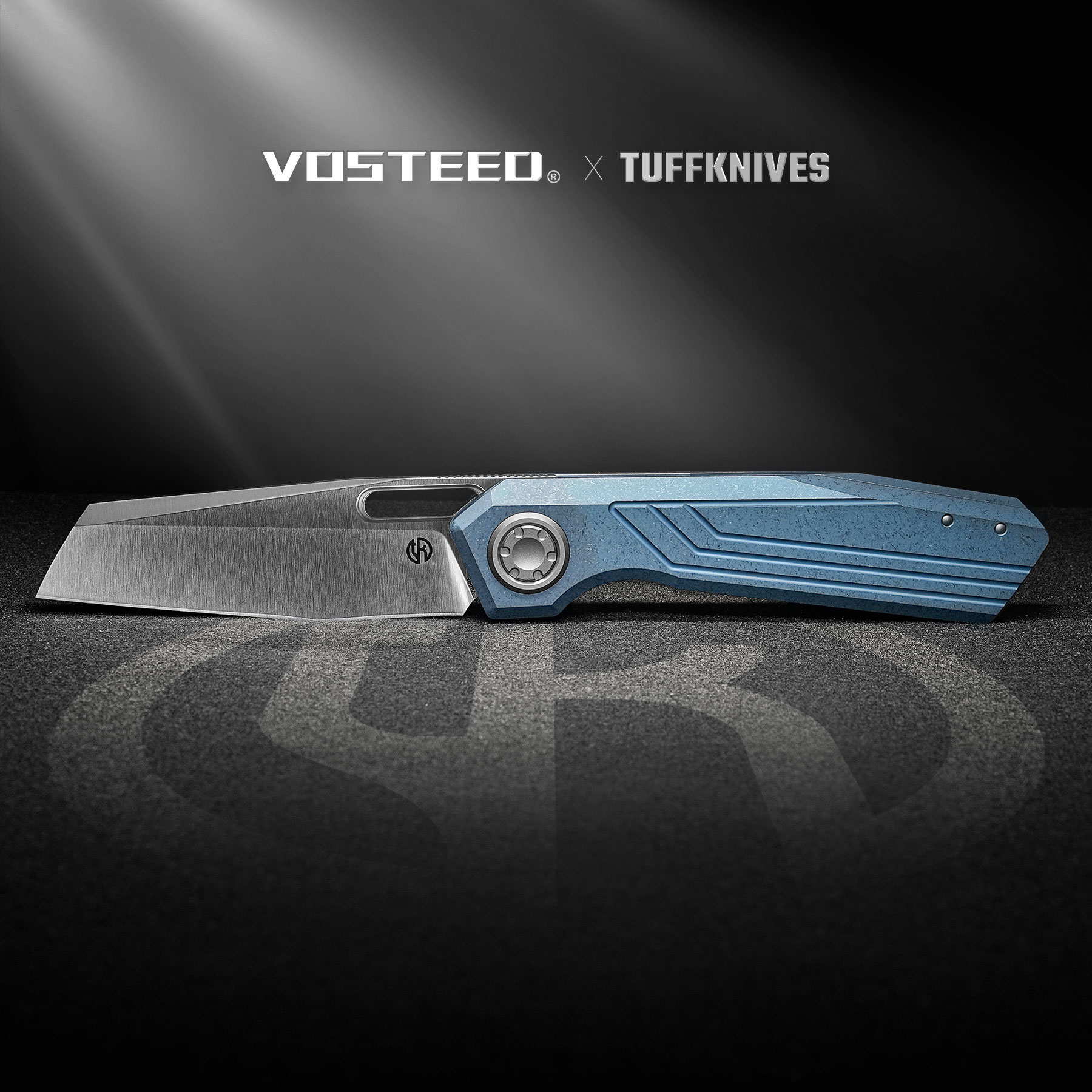 Vosteed Knives Geoff Blauvelt Xeno Vanchor Lock Folding Knife 3.23