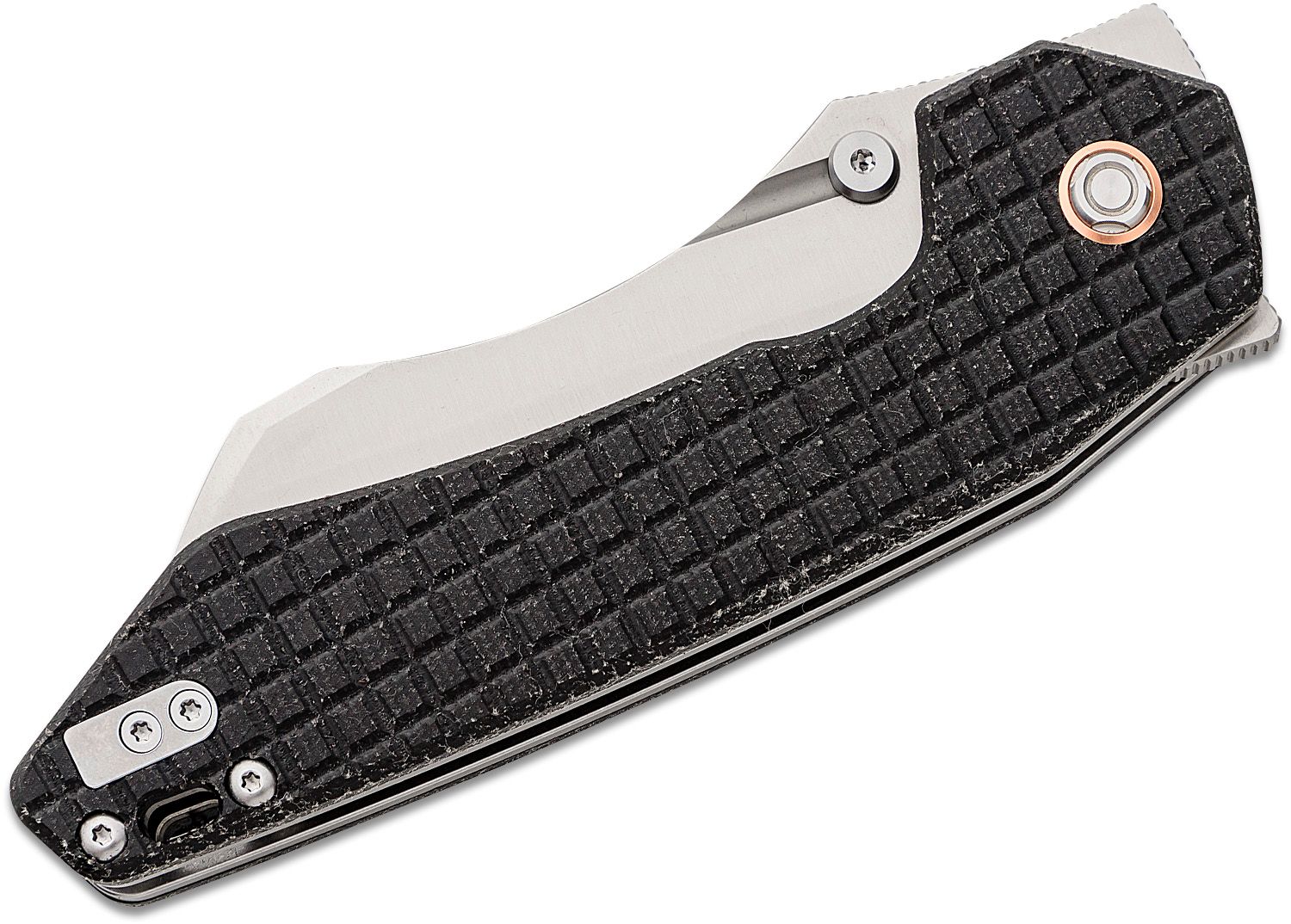 7-1/2 Gator Stainless Steel Folding Pocket Knife Thin Metal Scales