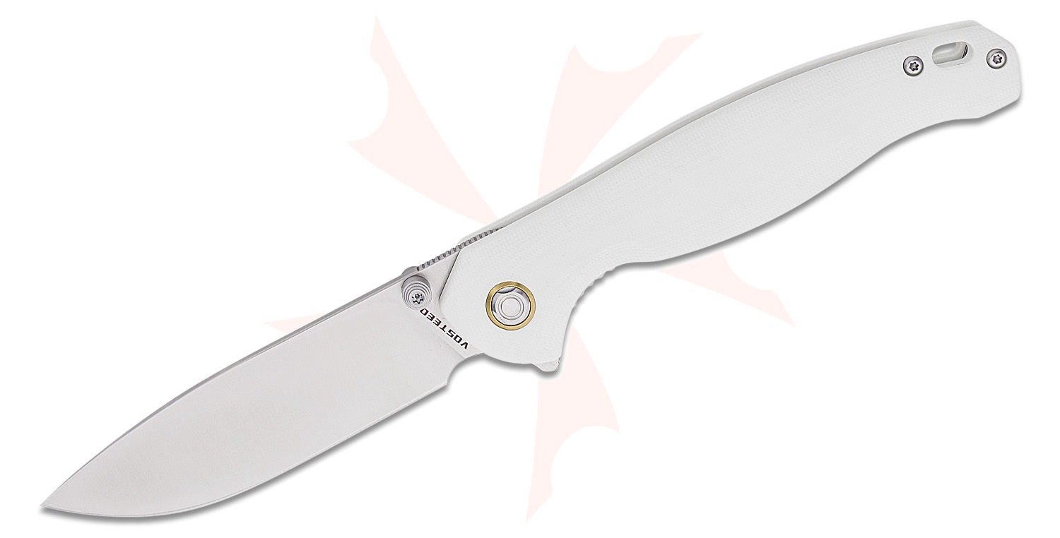 Vosteed Knives Labrador Flipper Knife 3.74" 154CM Satin Drop Point