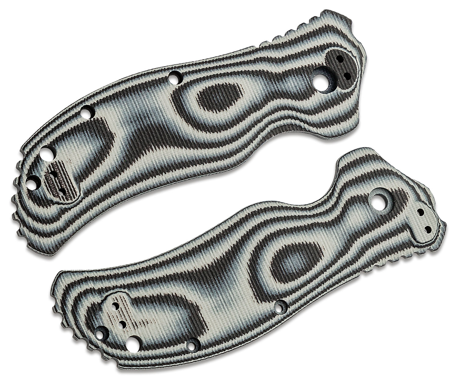 VZ Grips 320 Black/Gray G10 Scales for ZT0350, Knife Not Included