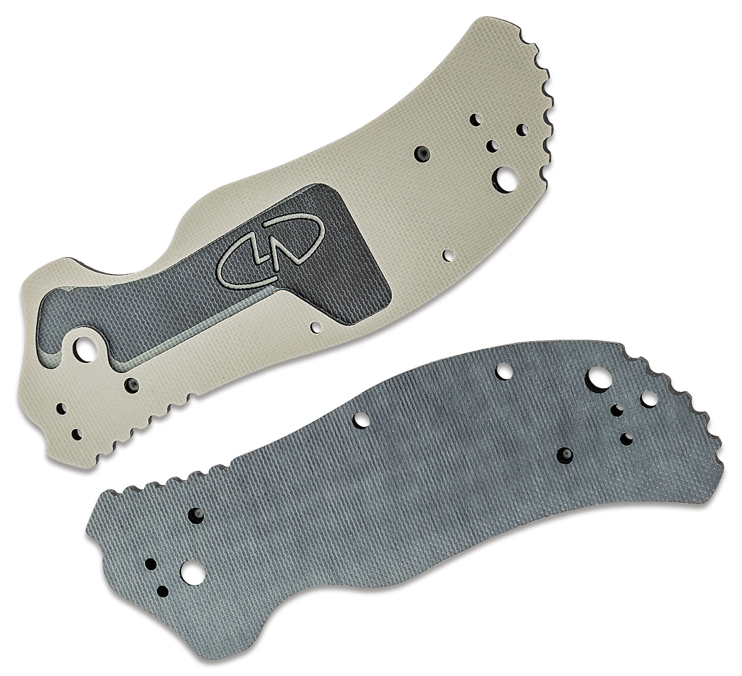 VZ Grips 320 Black/Gray G10 Scales for ZT0350, Knife Not Included