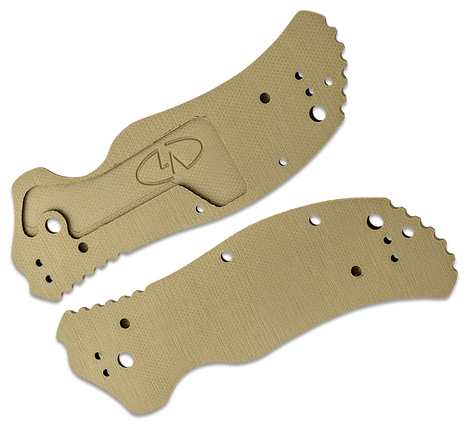VZ Grips Tactical Diamond Army Green G10 Scales for ZT0350, Knife Not