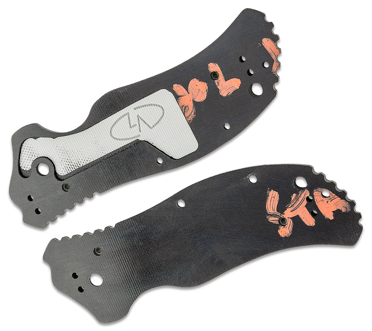 VZ Grips Tactical Diamond Predator Green G10 Scales for ZT0350, Knife