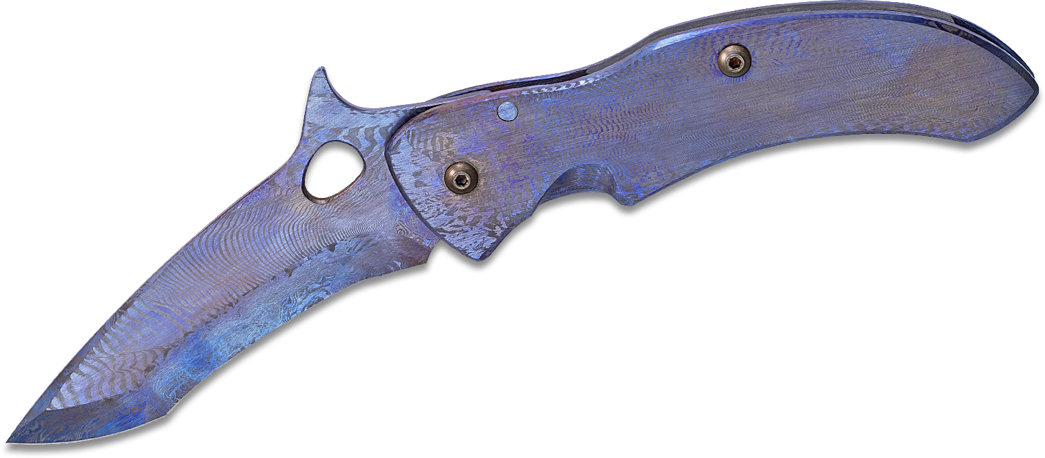 Warren Thomas Custom Trex Folding Knife 4.625