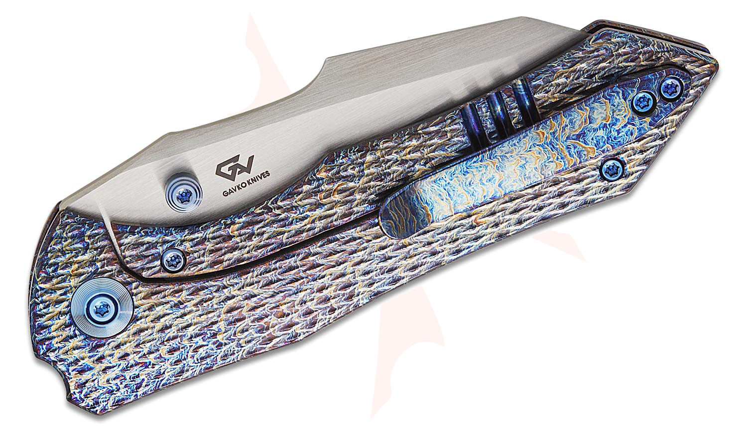 We Knife Company Gavko High-Fin XL Frame Lock Folding Knife 3.48