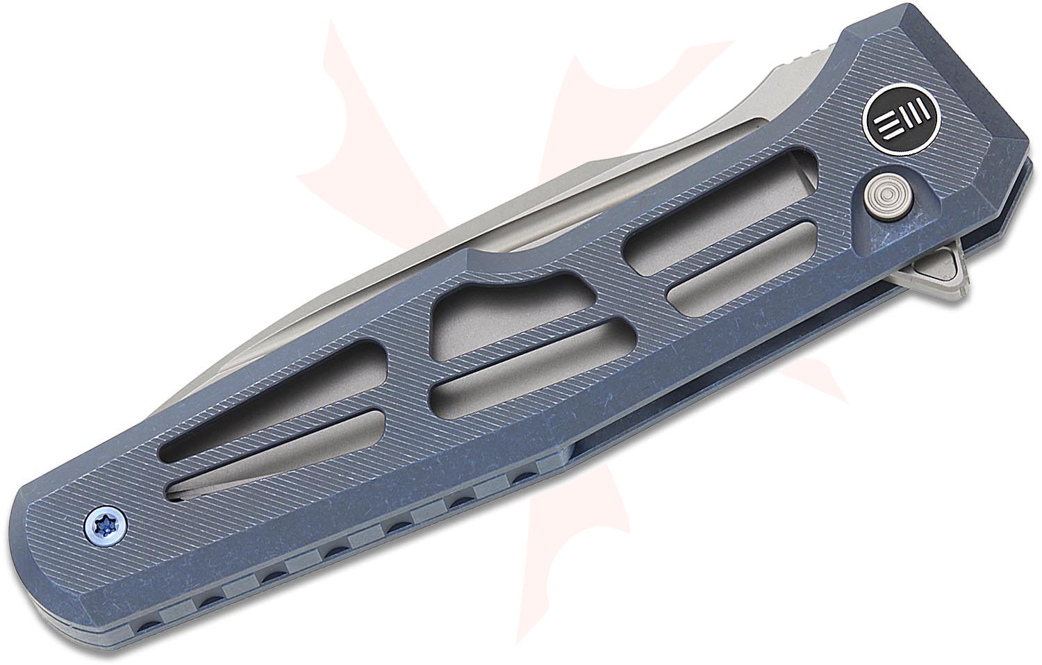 We Knife Company GTK Dressytak Button Lock Flipper Knife 3.37