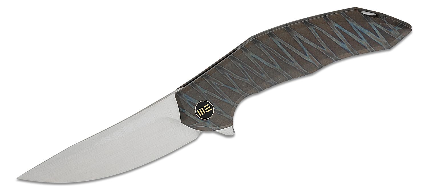 WE Knife Co. Merata Knife Flamed Ti, Hand Satin