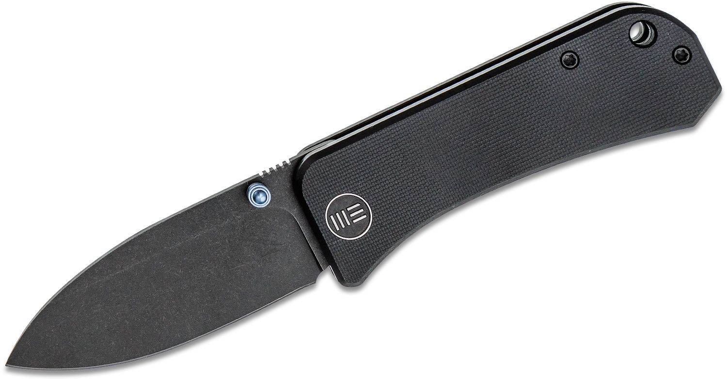 We Knife Co Big Banter Ben Peterson Design Natural G-10 Handle Black  Stonewashed CPM 20CV Blade Nested Liner Lock (MAP) (1) - Smoky Mountain  Knife Works
