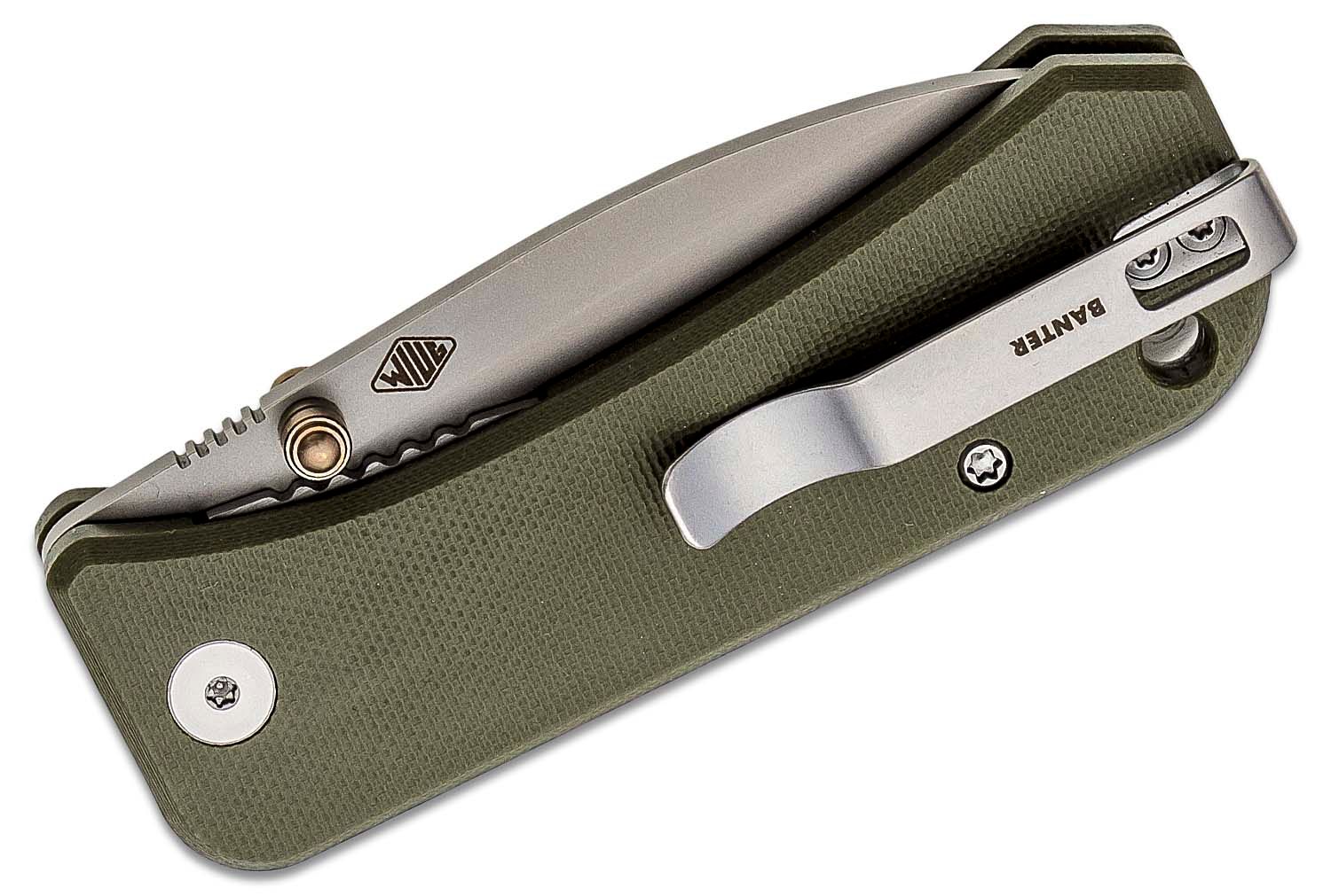 WE Knife Co. Banter - Green Micarta - S35VN – Knafs