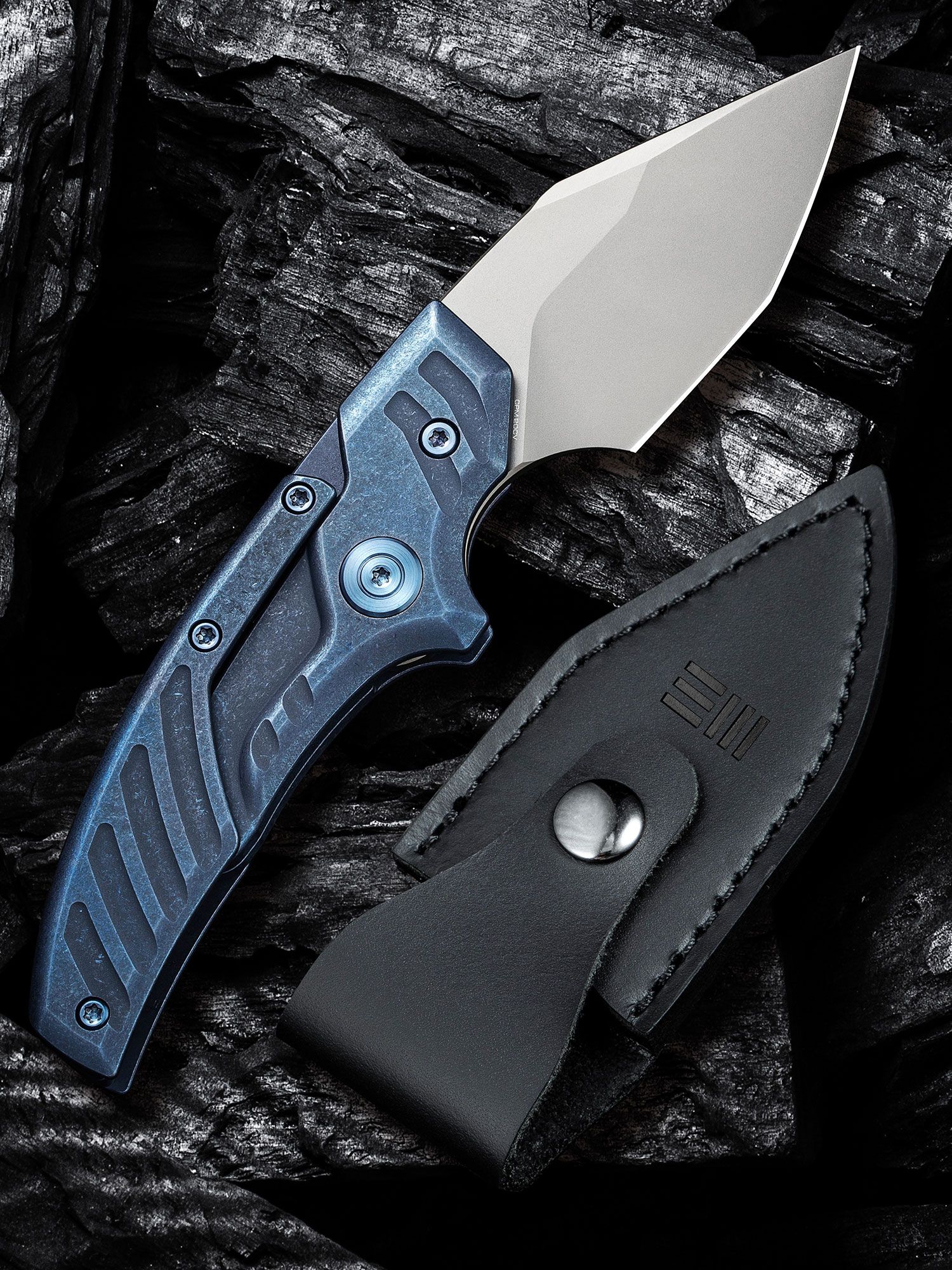 Premium Bead, Utility & Tactical pocket knife leather sheath