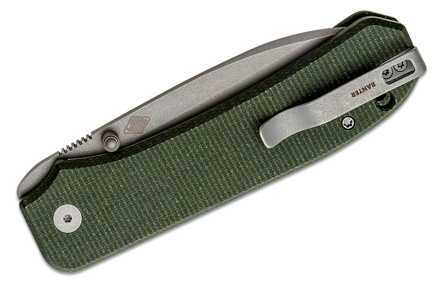 WE Knife Co. Big Banter - Green Micarta - 20 CV – Knafs