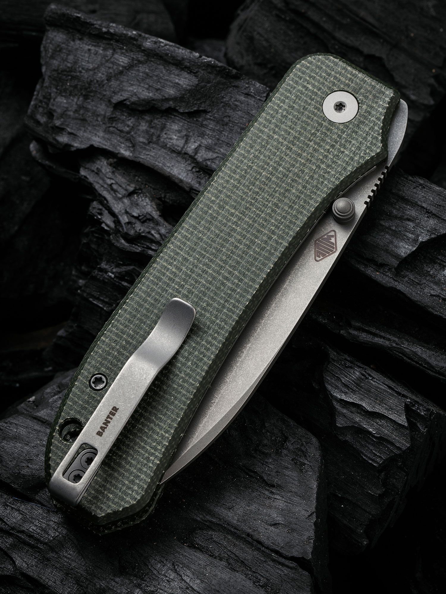 WE Knife Co. Big Banter - Green Micarta - 20 CV – Knafs