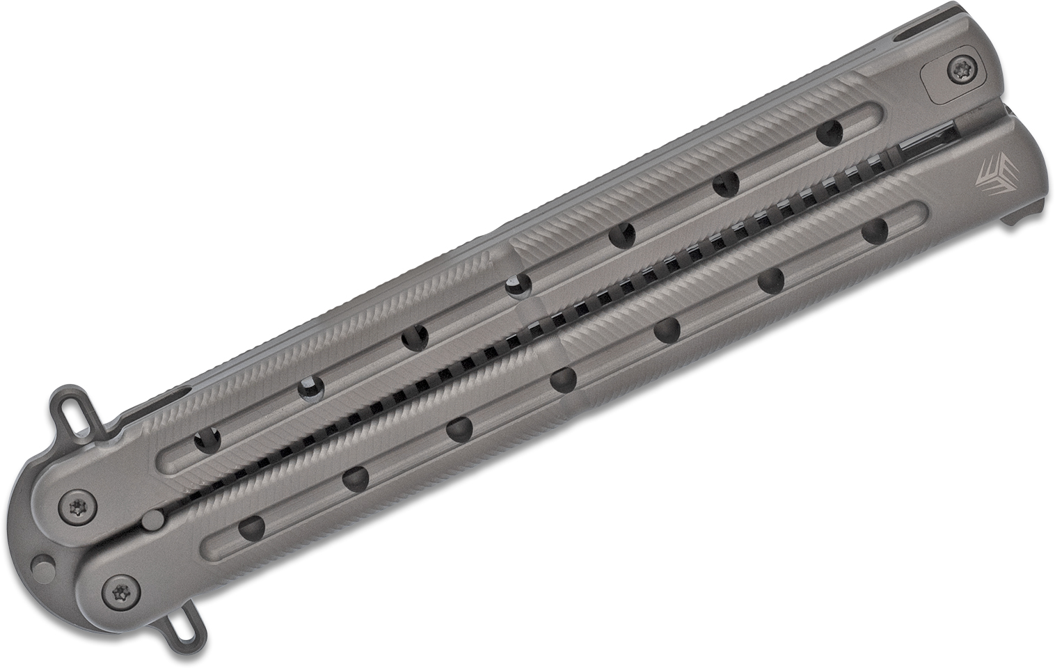 We Knife Company 907B Nerv Balisong Trainer 4.33" Titanium