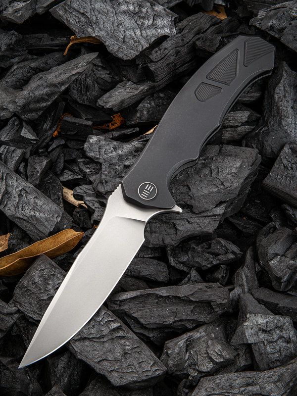 WE Knives 903C Bishop Bronze Ti Carbon Fiber 3.5 M390 Stonewash Blade  Flipper