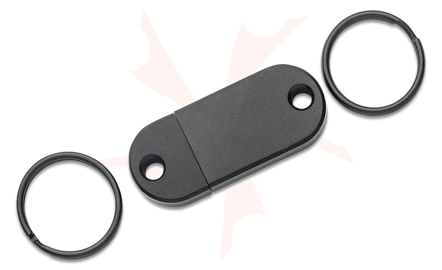 Wesn Goods QR Titanium Keychain Attachment, Black KnifeCenter WESN031