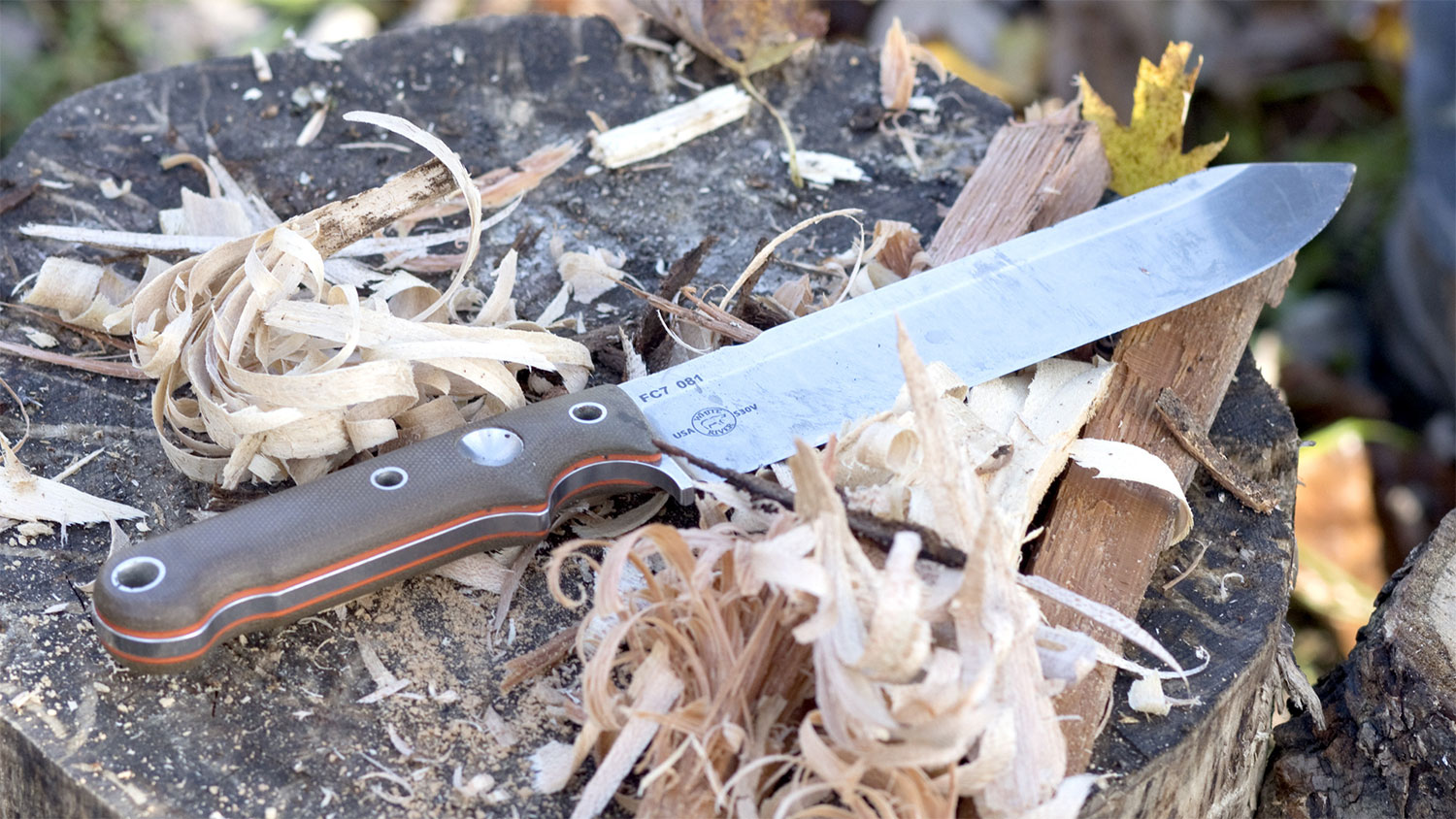 White River Knives Firecraft FC7 Fixed 7" S35VN Stonewashed Blade