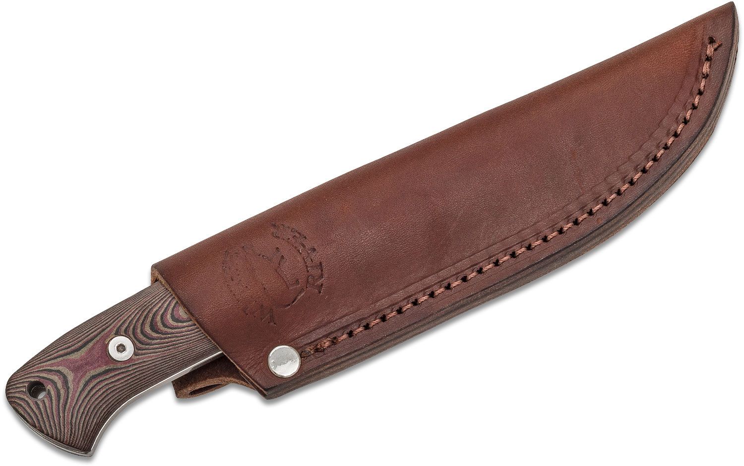 French Trade Knife / Hunting Knife With Leather Sheath – Fortner's Frontier  Leather