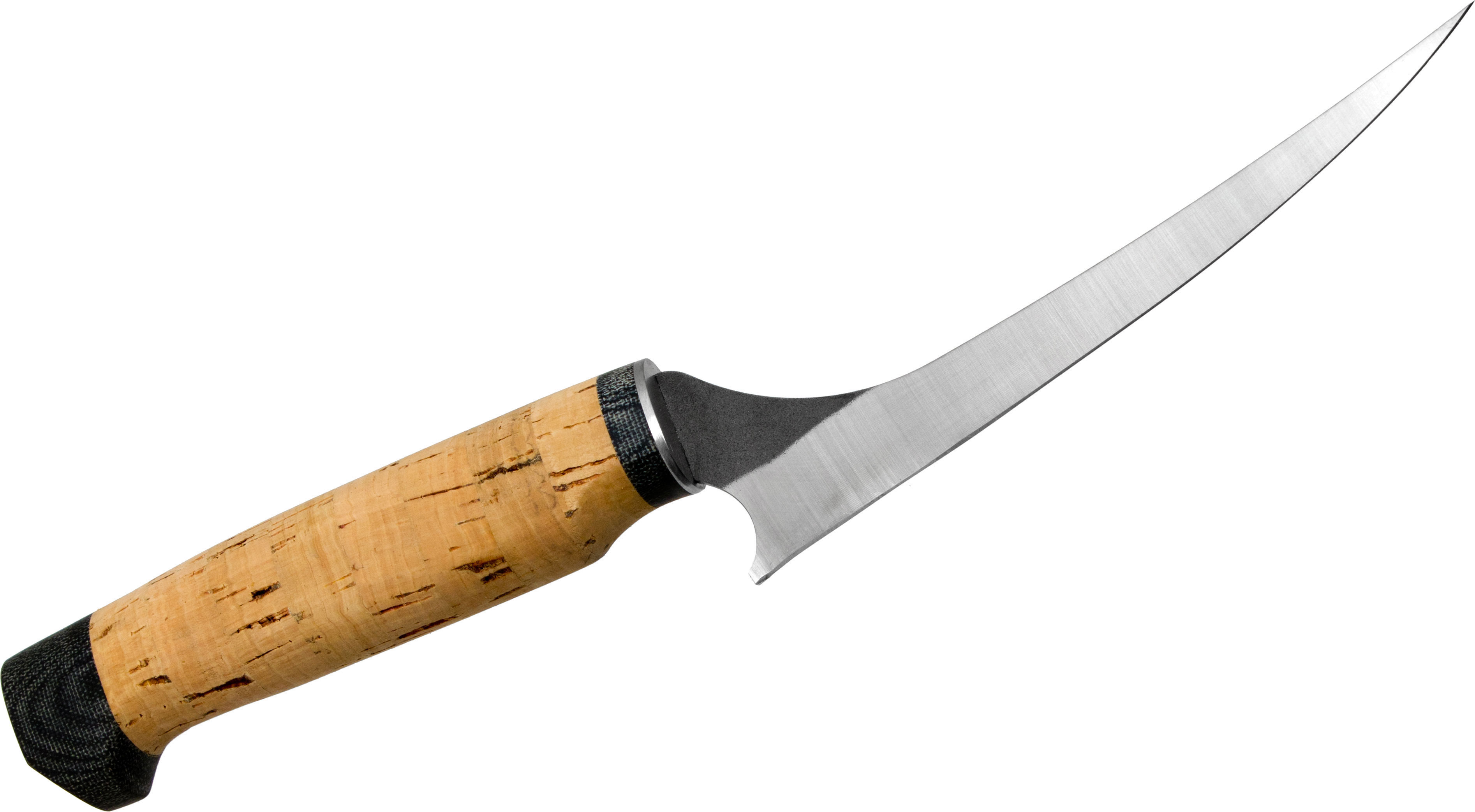 White River Knives StepUp Fillet Knife 6" 440C Flexible Blade, Cork