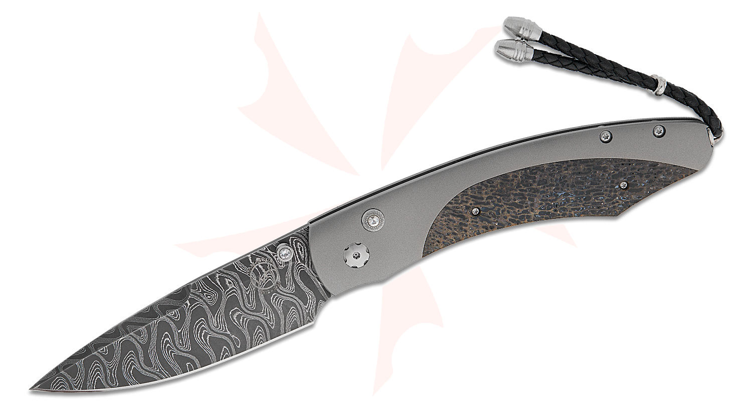 川島ブラインド William Henry Spearpoint 'Titan Fossil' Folding Knife 3.06