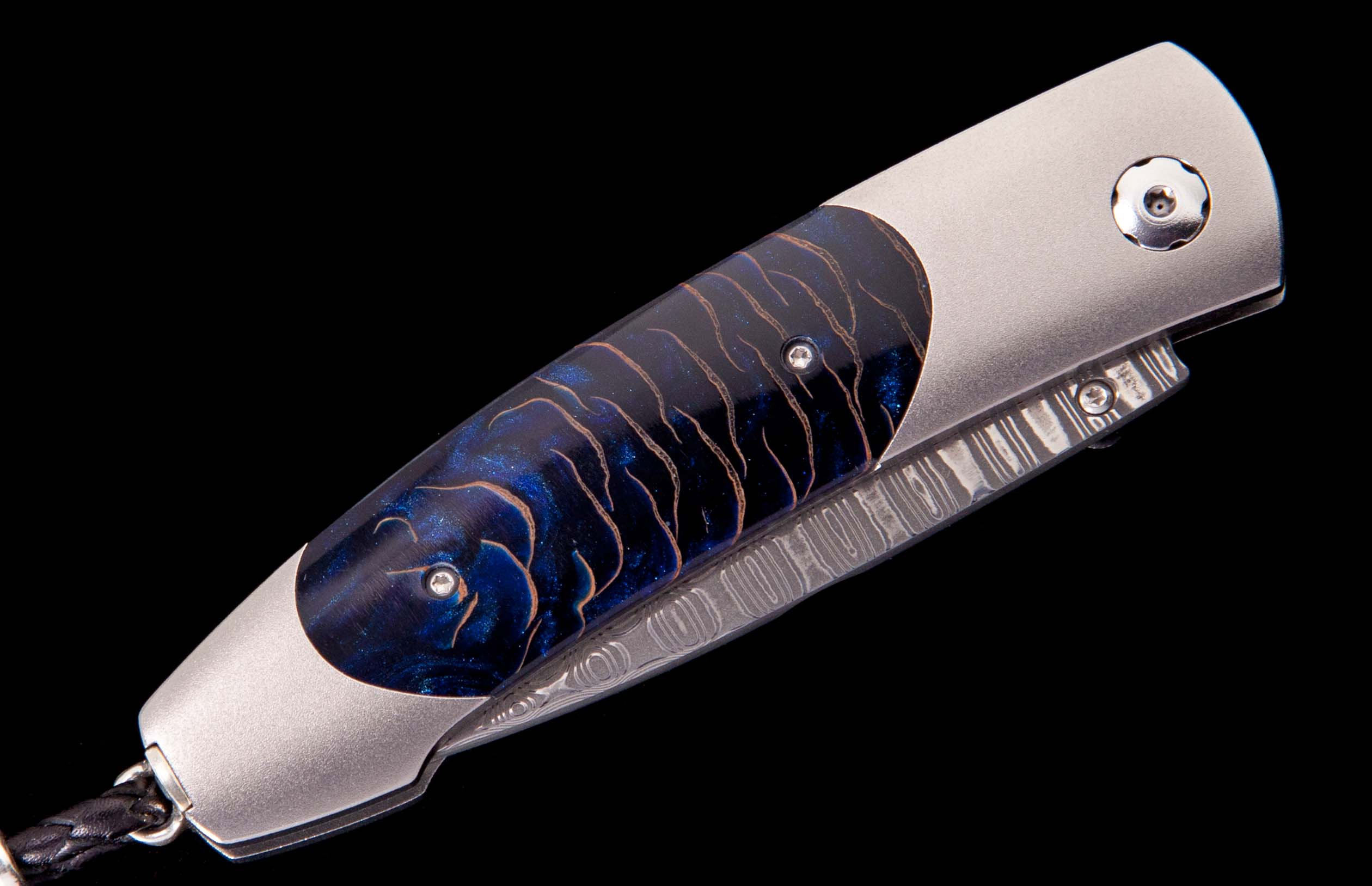 William Henry Monarch 'The Blues' Compact Folding Knife