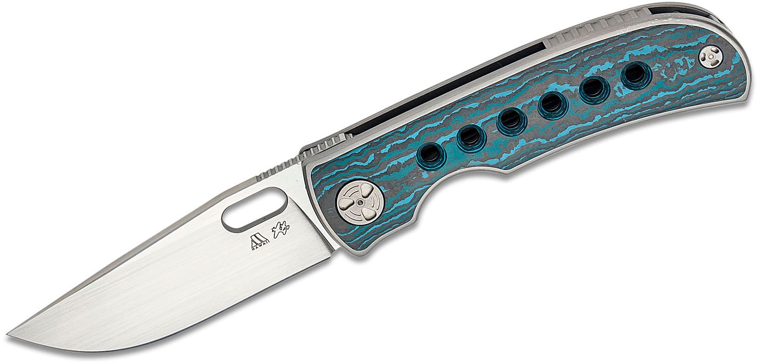 WingManEDC Tom Mayo MTNT Mach 3 Front Flipper Knife 2.875" M390 Hand ...