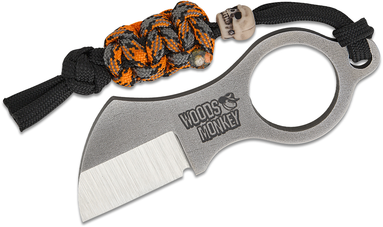 Woodsmonkey by L.T. Wright Batwing Fixed Blade Neck Knife