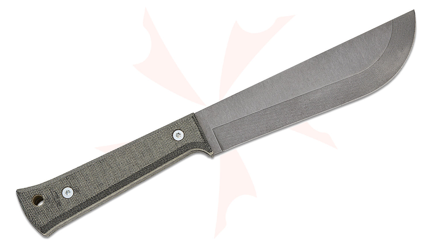 Woodsmonkey by L.T. Wright Half/Chete Fixed Blade Knife 7” 1095
