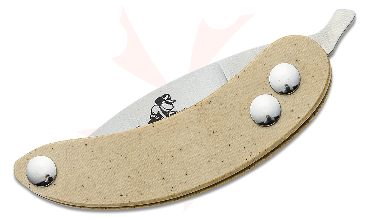 Woodsmonkey Banana Peel EDC Modular Friction Folding Knife 2.5” A2