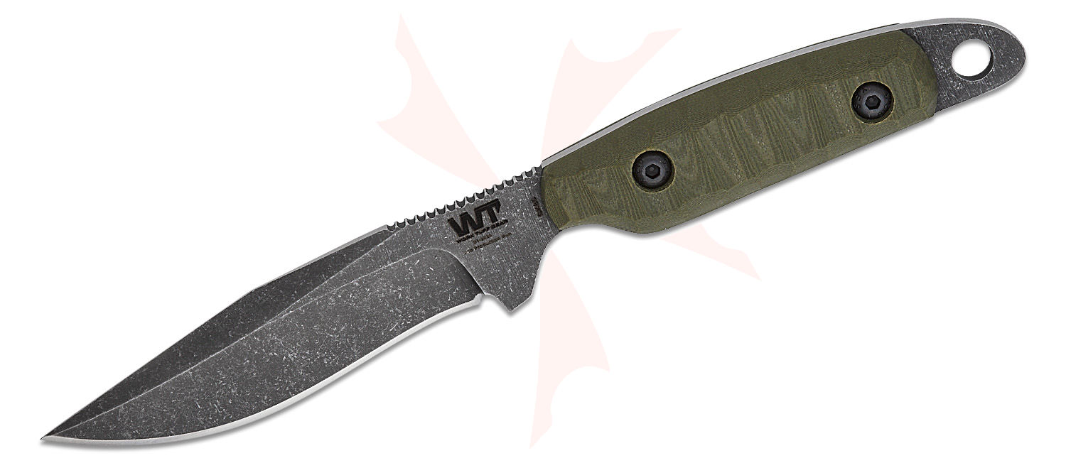 Work Tuff Gear Kitsune T Fixed Blade Knife 4.25