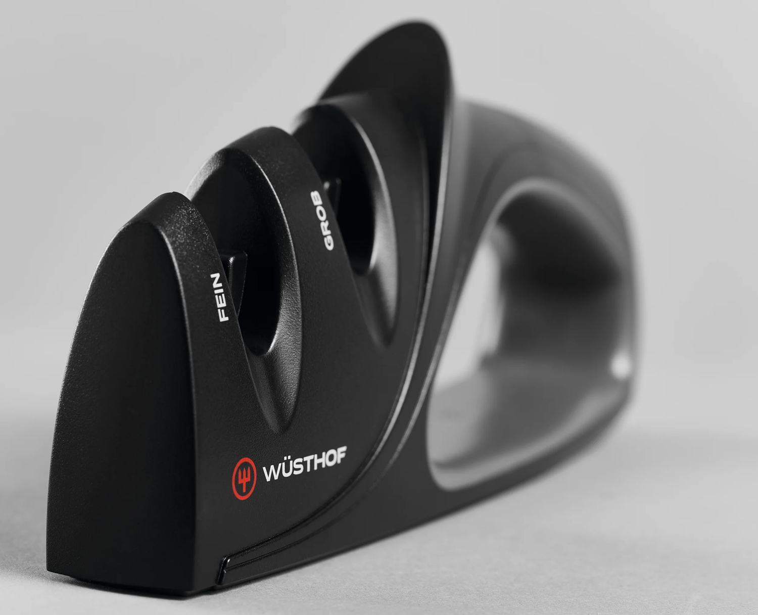 Wusthof 2Stage Handheld Knife Sharpener Black KnifeCenter 3069730102