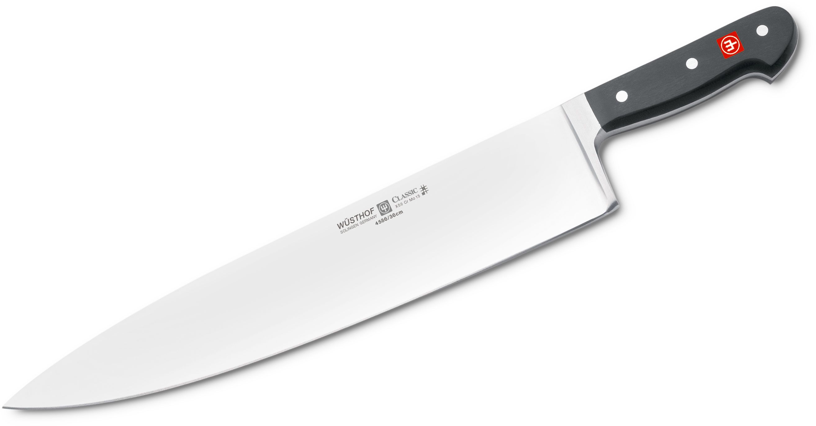 Wusthof Classic 14 Heavy, Wide Chef's Knife - KnifeCenter - 1030104136 -  Discontinued